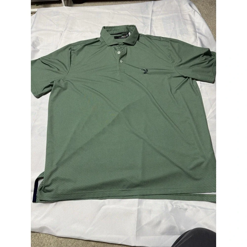 Ralph Lauren Men's Polo Shirt Green Size XL EUC
